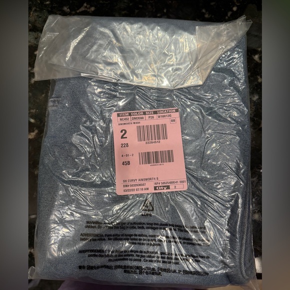 NWT Madewell Petite CURVY High-Rise Skinny Jeans in Ainsworth Wash, Women’s 28P - Picture 3 of 5